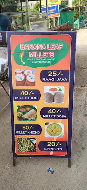 Banana leaf Millets- A healthy Breakfast