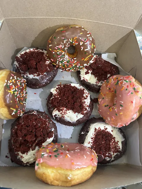 Red Donut Shop Welcome