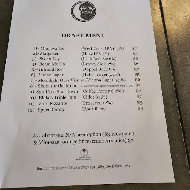 Frothy Moon Brewhouse