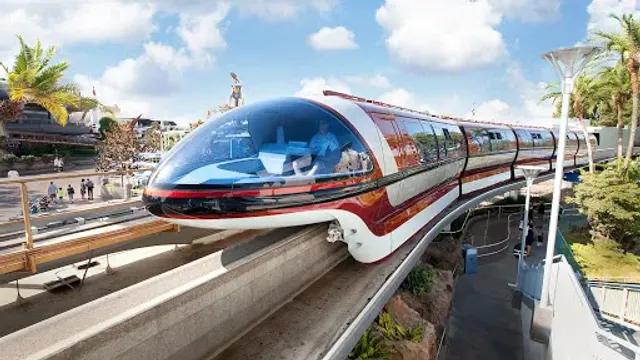 Disneyland Monorail - Downtown Disney Station