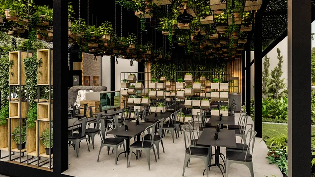 ร้านในสวน ถ.พระยาสัจจา เมืองชลบุรี