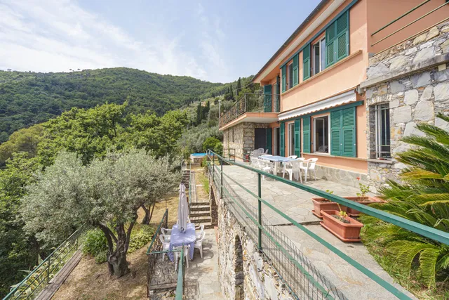 Villa Pia with pool Recco close Camogli Cinque Terre