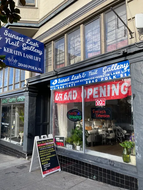 Sunset lash & nail gallery