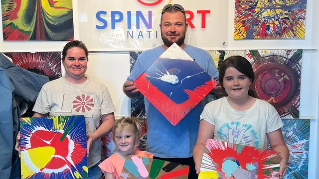 Spin Art Nation San Antonio Paint Studio