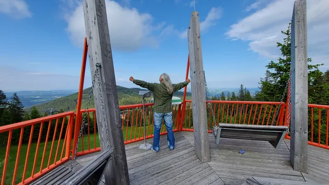 Almschaukel Aussichtsplattform