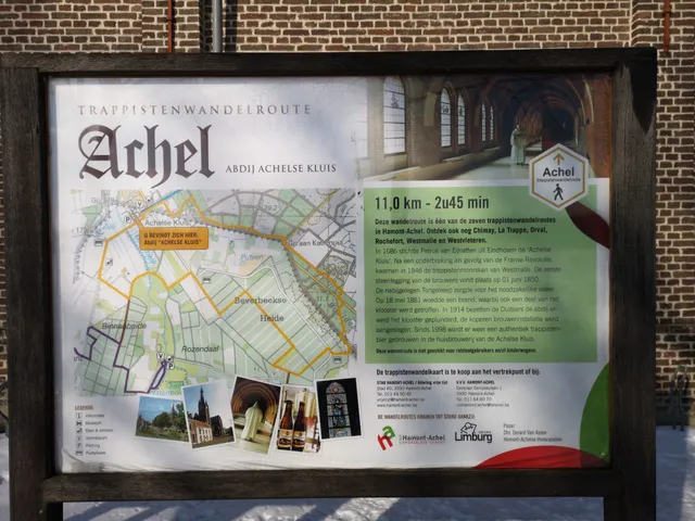 Start wandelingen: Achelse Kluis Trappisten Route