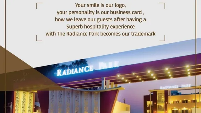 HOTEL RADIANCE PARK -BANQUETS, RESTAURANT & BAR