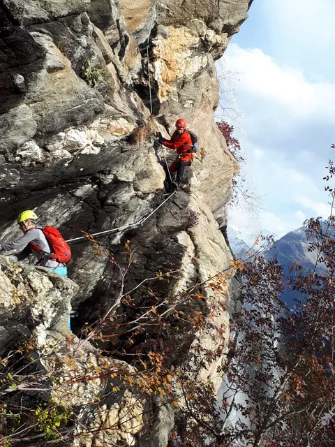 Klettersteig Stuller Wasserfall