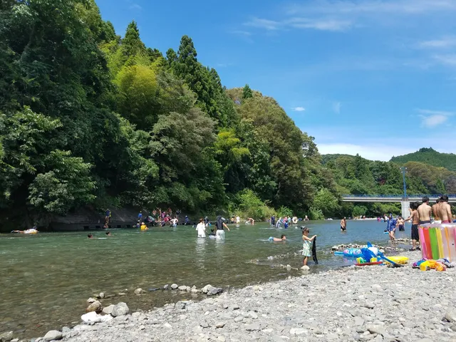 Akigawa Bridge River Park Barbecue Place