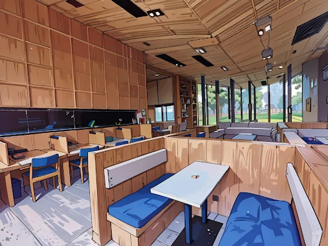 Blue coffee at Agriculture CMU