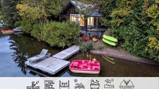 Le1617 - Les Chalets dans le nord (Location de chalet bord de l'eau)