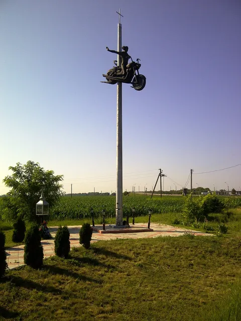 Monument to fallen bikers