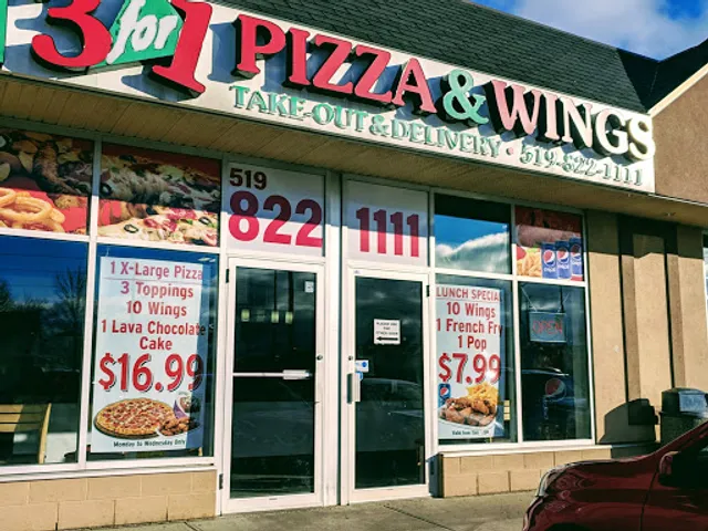 Jumbo 3 For 1 Pizza & Crispy Wings