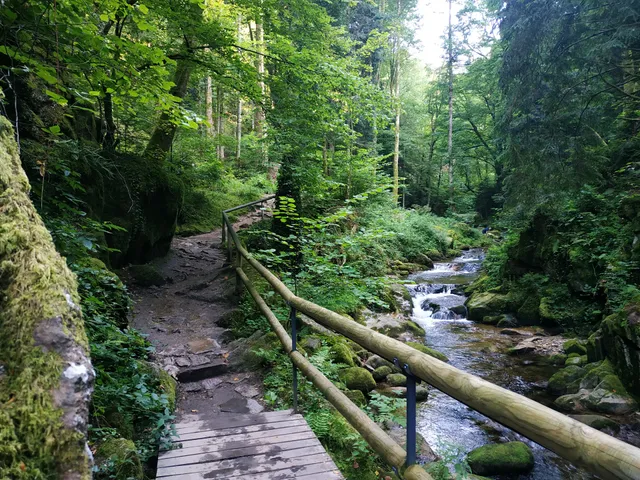 Wegweiser Wasserfall Rundweg