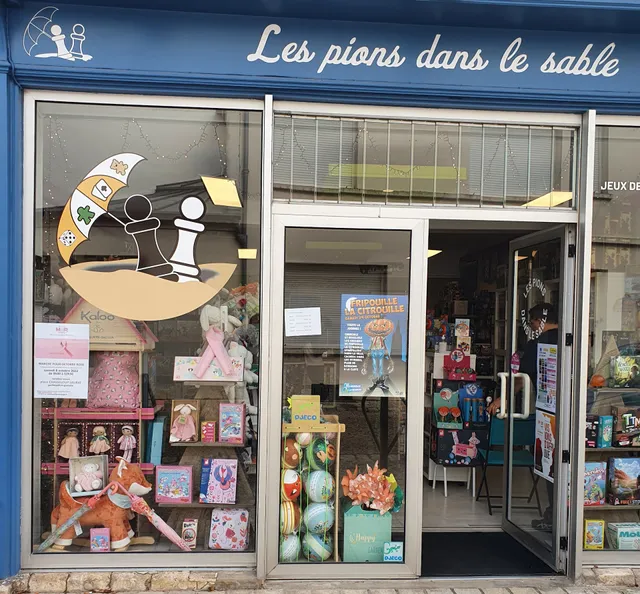 Les pions dans le sable