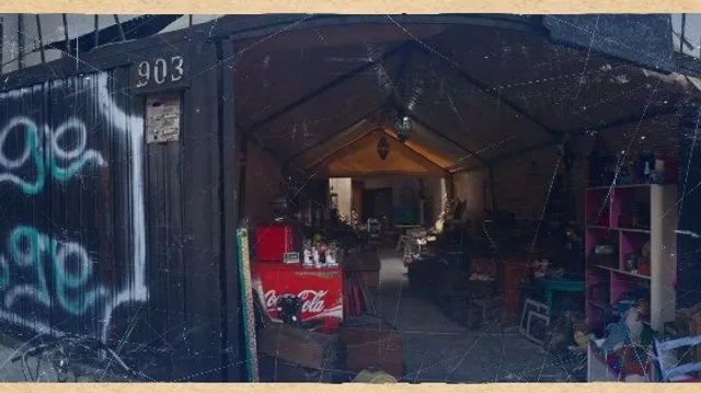 Garage vintage del valle