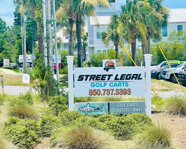 Street Legal Golf Carts 30A - Rentals, Sales and Service