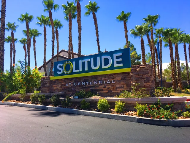 Las Vegas Flag & Sign