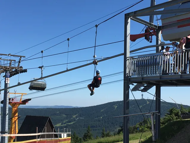 Start Fly-Line Oberwiesenthal ⎮ Bergstation 4er Sesselbahn