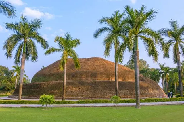 The Ramabhar Buddhist Stupa - Kushinagar District, Uttar Pradesh, India