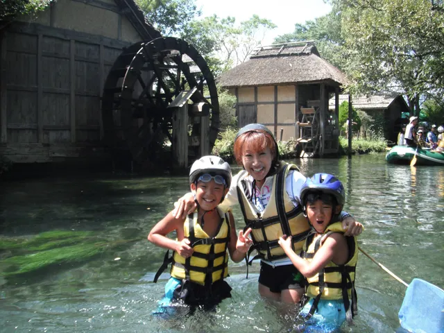 あめんぼう 安曇野清流川下りラフティング