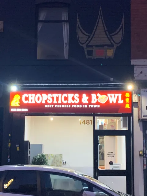 CHOPSTICKS AND BOWL