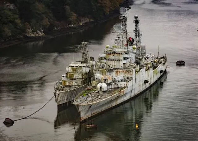 Ship graveyard of Landévennec