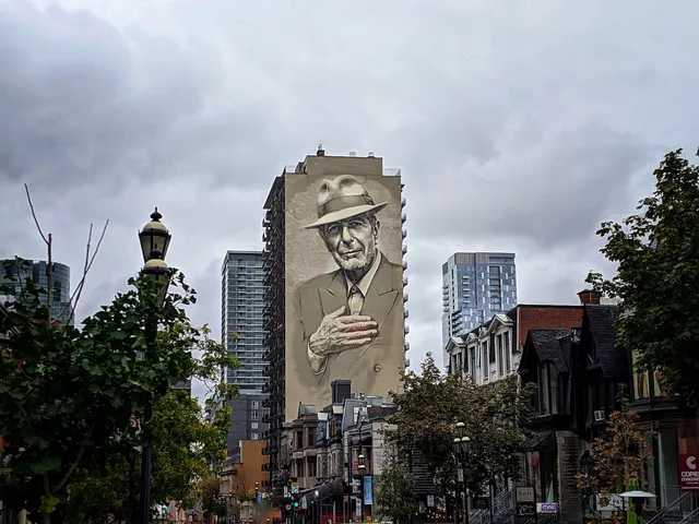 Leonard Cohen Mural