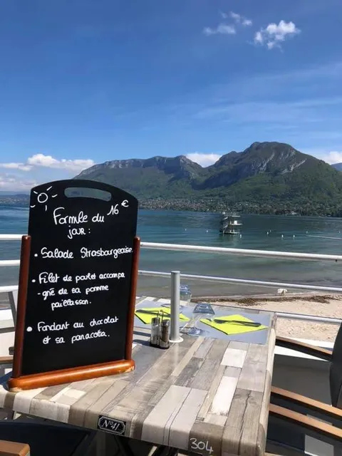 Restaurant Plage Saint-Jorioz