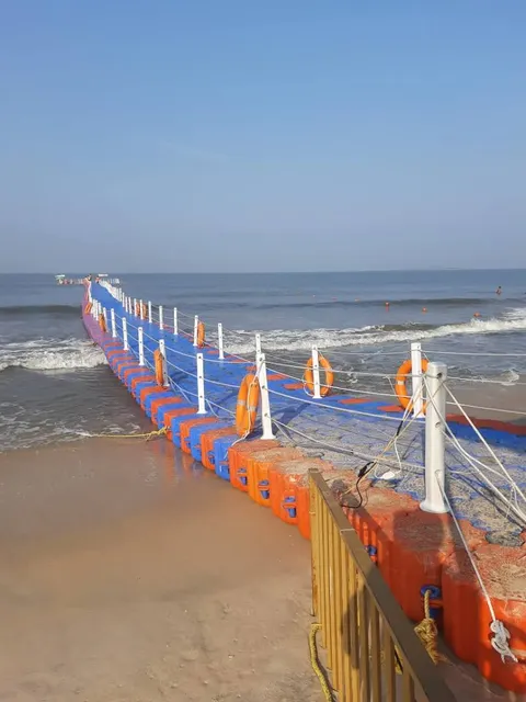 Floating Bridge at Malpe beach