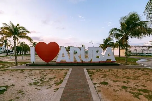 I Love Aruba Sign