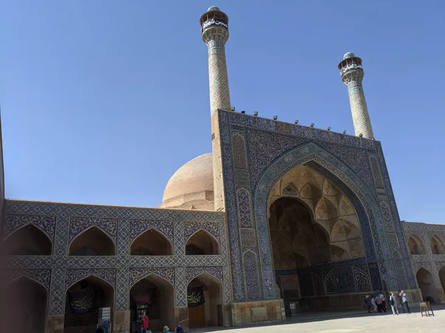 Entrance Of Jame Mosque Of Esfahan (Atigh)