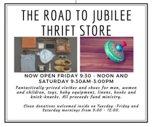 Road to Jubilee Thrift Store
