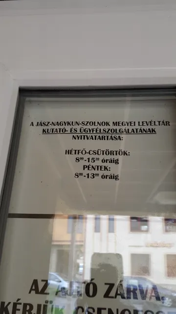 Jász-Nagykun-Szolnok Megyei Levéltár