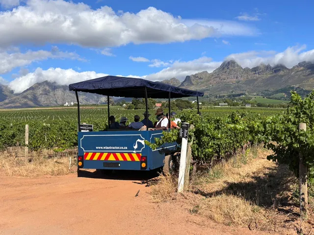 Stellenbosch wine tractor