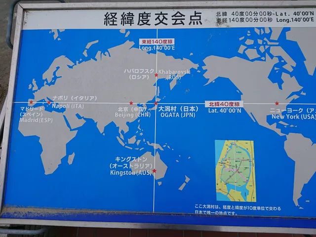 The Longitude-Latitude Crossing Point (40°N, 140°E)