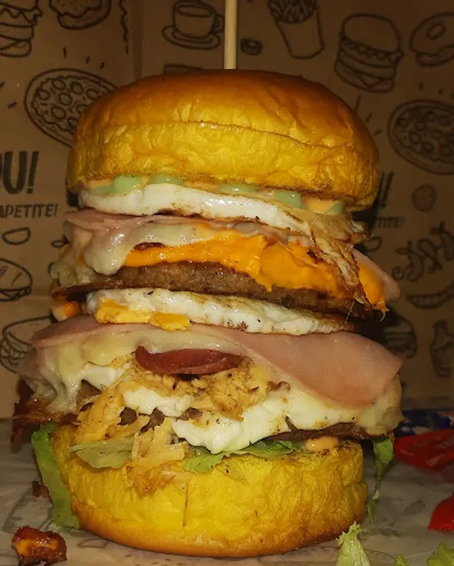 The Simpsons burguer family