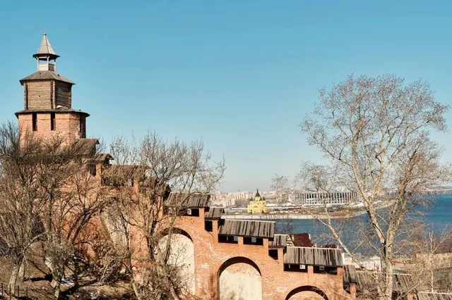 Clock Tower of Nizhny Novgorod Kremlin