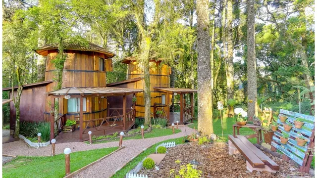 Chalé Temático em Pipa de Vinho