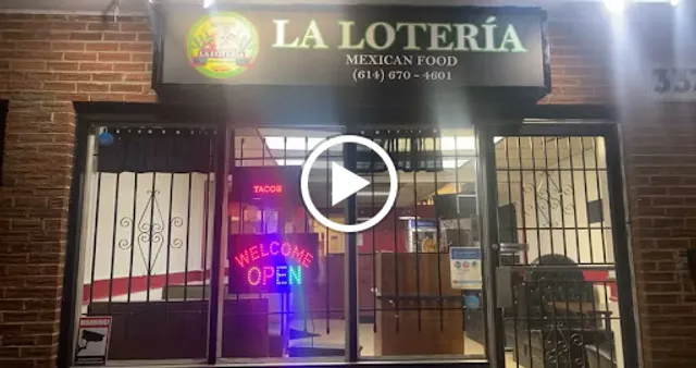 La lotería Mexican food