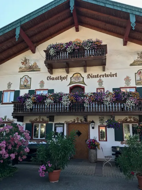 Gasthof Hinterwirt mit Biergarten
