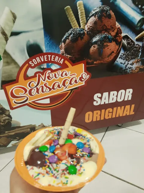 Sorveteria e açaiteria nova sensação