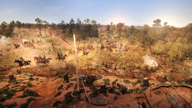 The Lloyd and Mary Ann Whitaker Cyclorama Building