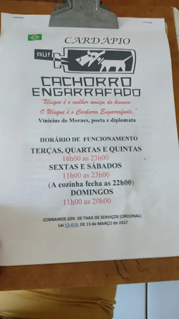 CACHORRO ENGARRAFADO