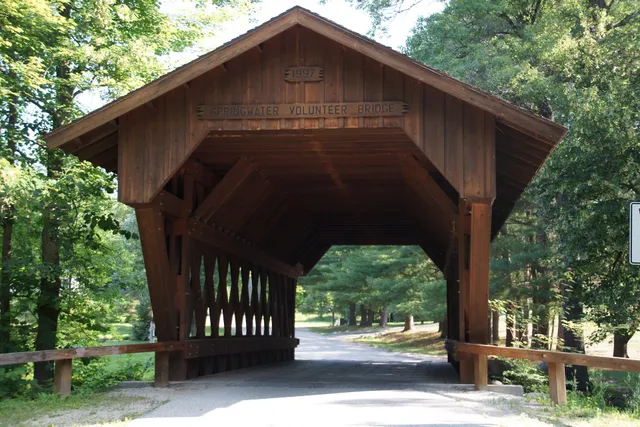 Historic Springwater Volunteer Covered Bridge
