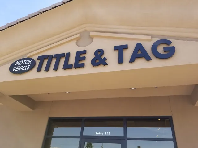Desert Title and Tag Motor Vehicle Services