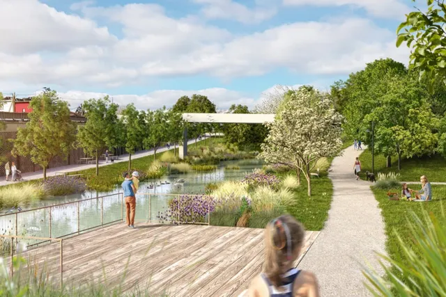 Tangentenpark an der Ostbahn