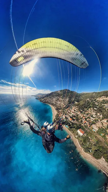 Parapente Roquebrune-Cap-Martin : Baptême De Vol En Parapente Sur La Côte D'azur Entre Monaco Et Menton À 30mn Of Nice
