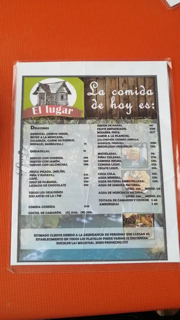 El Lugar Carnes & Mariscos