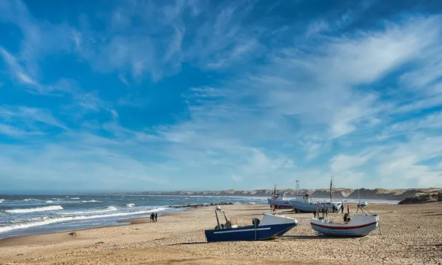 The beach in Vorupør